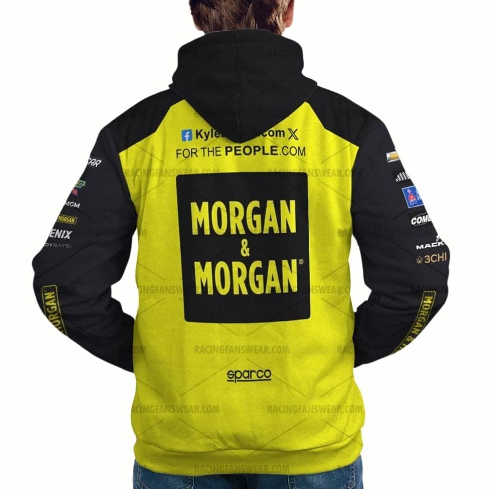 Kyle Busch Nascar Racing 2024 Richard Childress Racing Morgan & Morgan Uniform All-over Print Hoodie