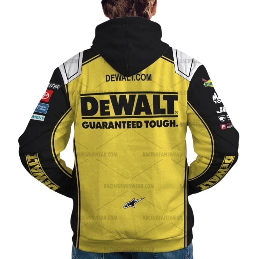 Christopher Bell Nascar Racing 2025 Dewalt Uniform All Over Print Hoodie