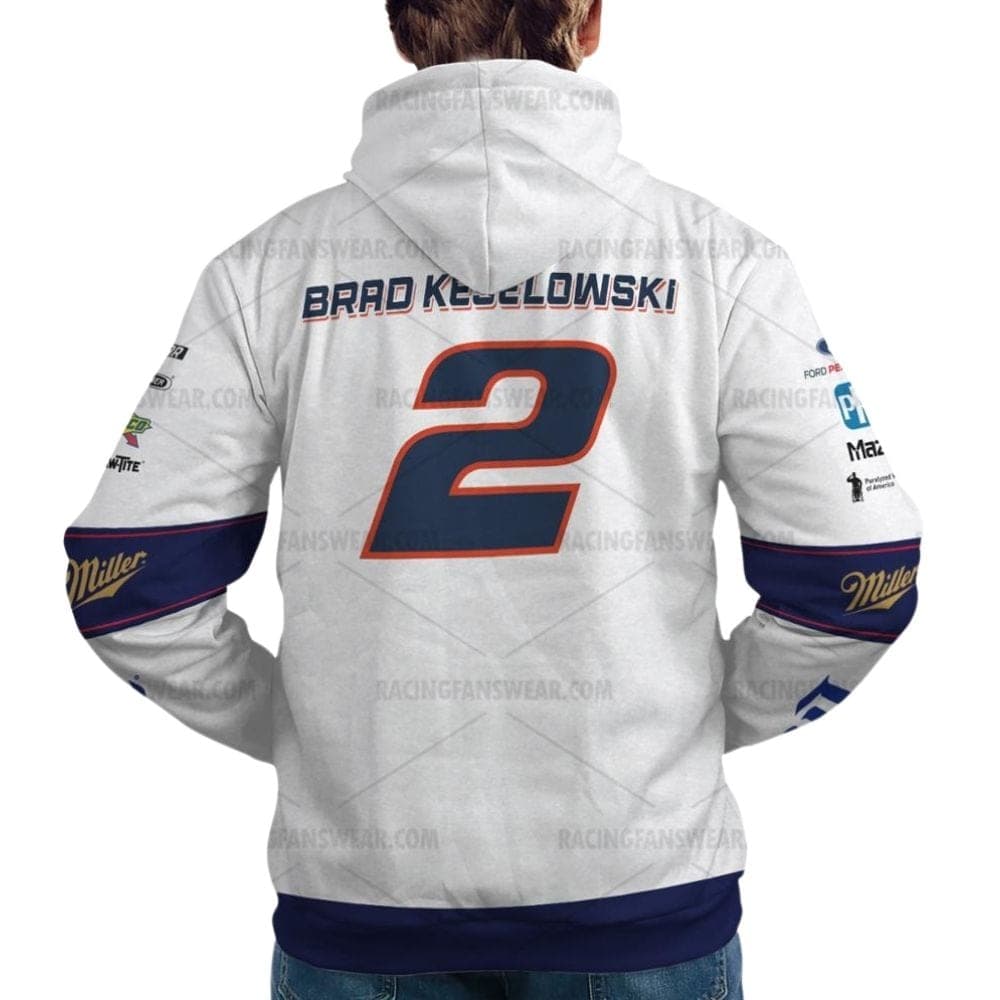 Brad Keselowski 2 Nascar Lite Beer Racing Uniform All Over Print Hoodie