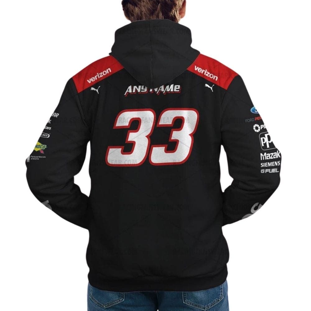 Personalized Name And Number Austin Cindric Nascar Racing 2022...