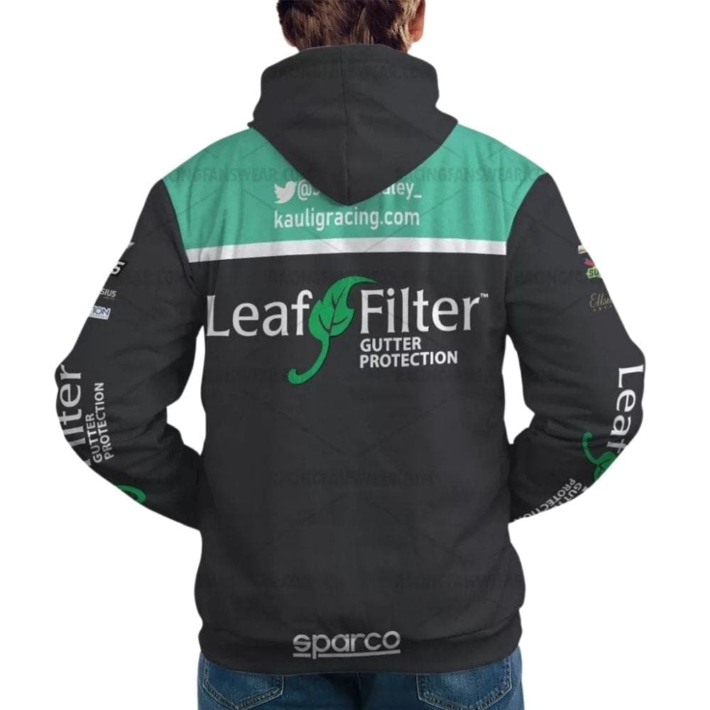 Justin Haley Nascar 2023 Racing Leaf Filter Gutter Protection Uniform All Over Print Hoodie