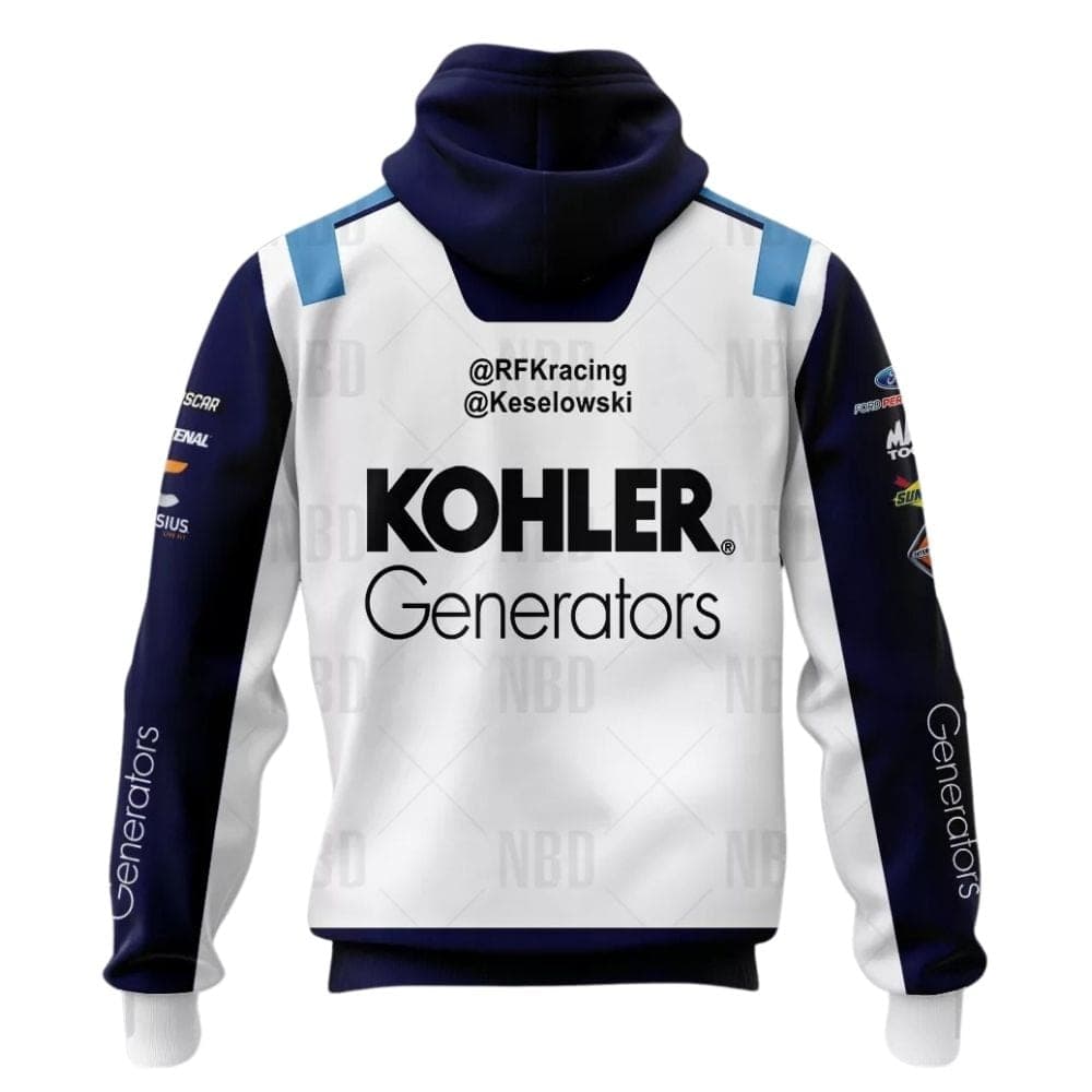 Brad Keselowski Nascar 2022 RFK Racing Uniform All Over Print Hoodie