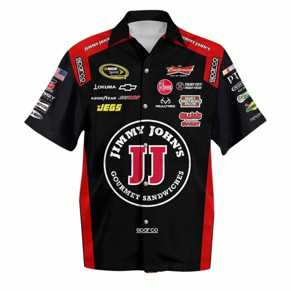 Kevin Harvick Nascar Jimmy John's Racing 2012 Uniform Hawaiian Shirt