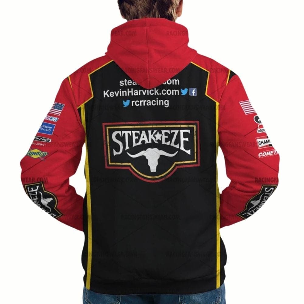 Kevin Harvick Nascar Steak-eze Racing Uniform All-over Print Hoodie