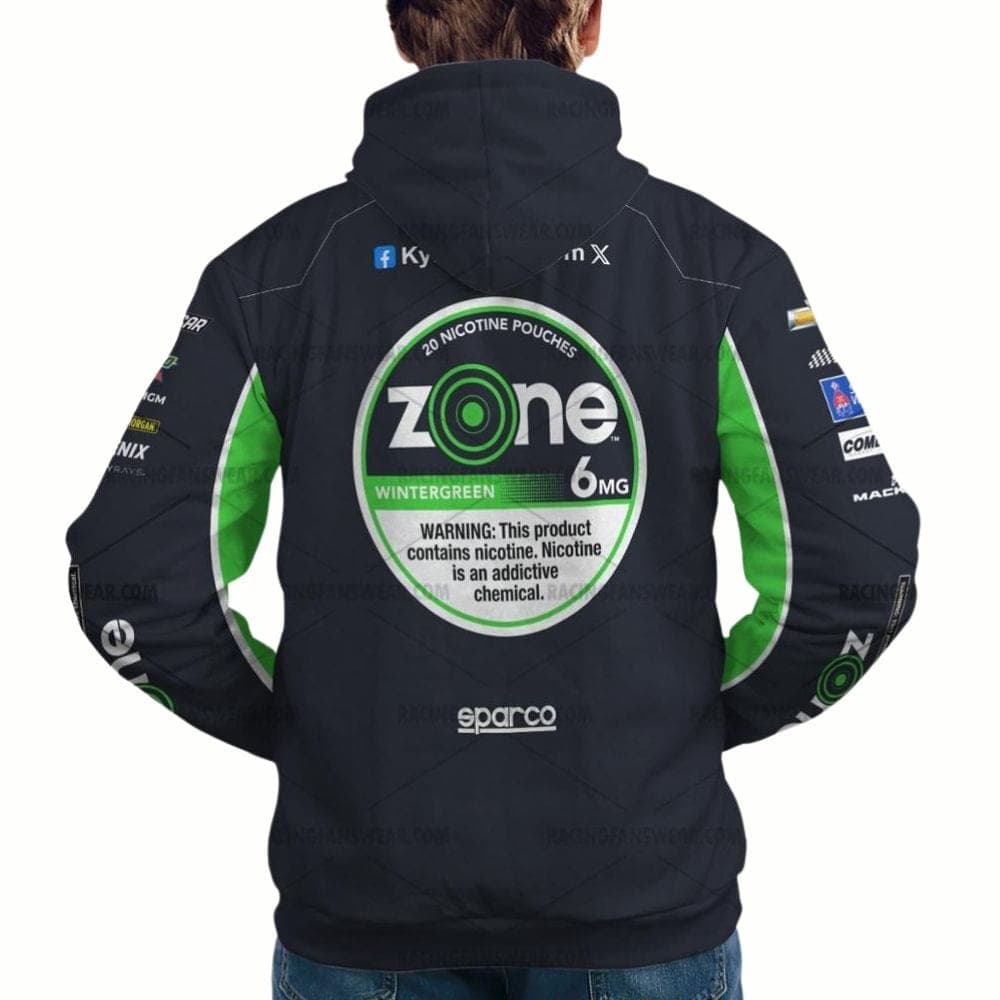 Kyle Busch Nascar Racing 2024 Richard Childress Racing Zone Uniform All-over Print Hoodie