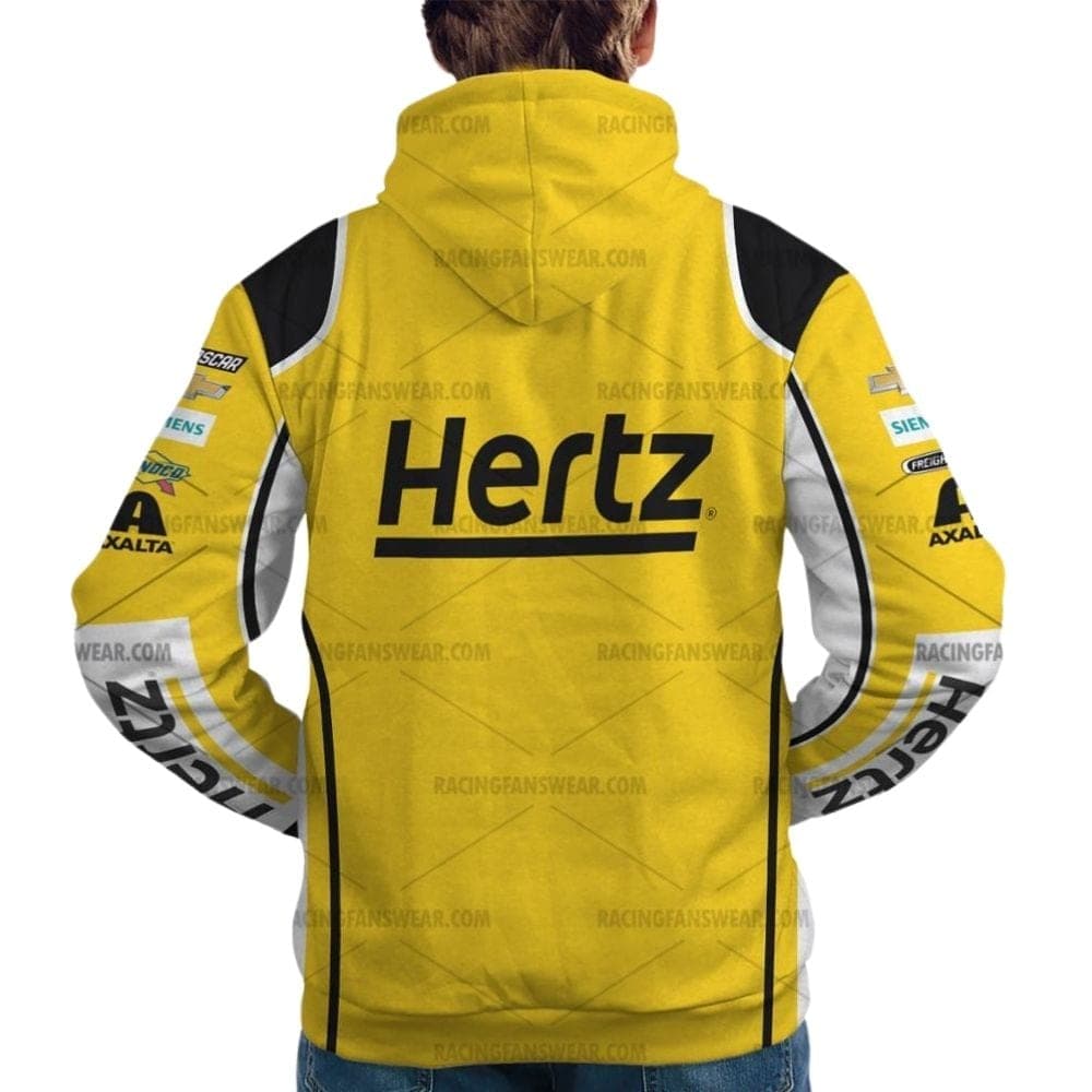 William Byron Nascar Racing Hertz 2019 Uniform All Over Print Hoodie