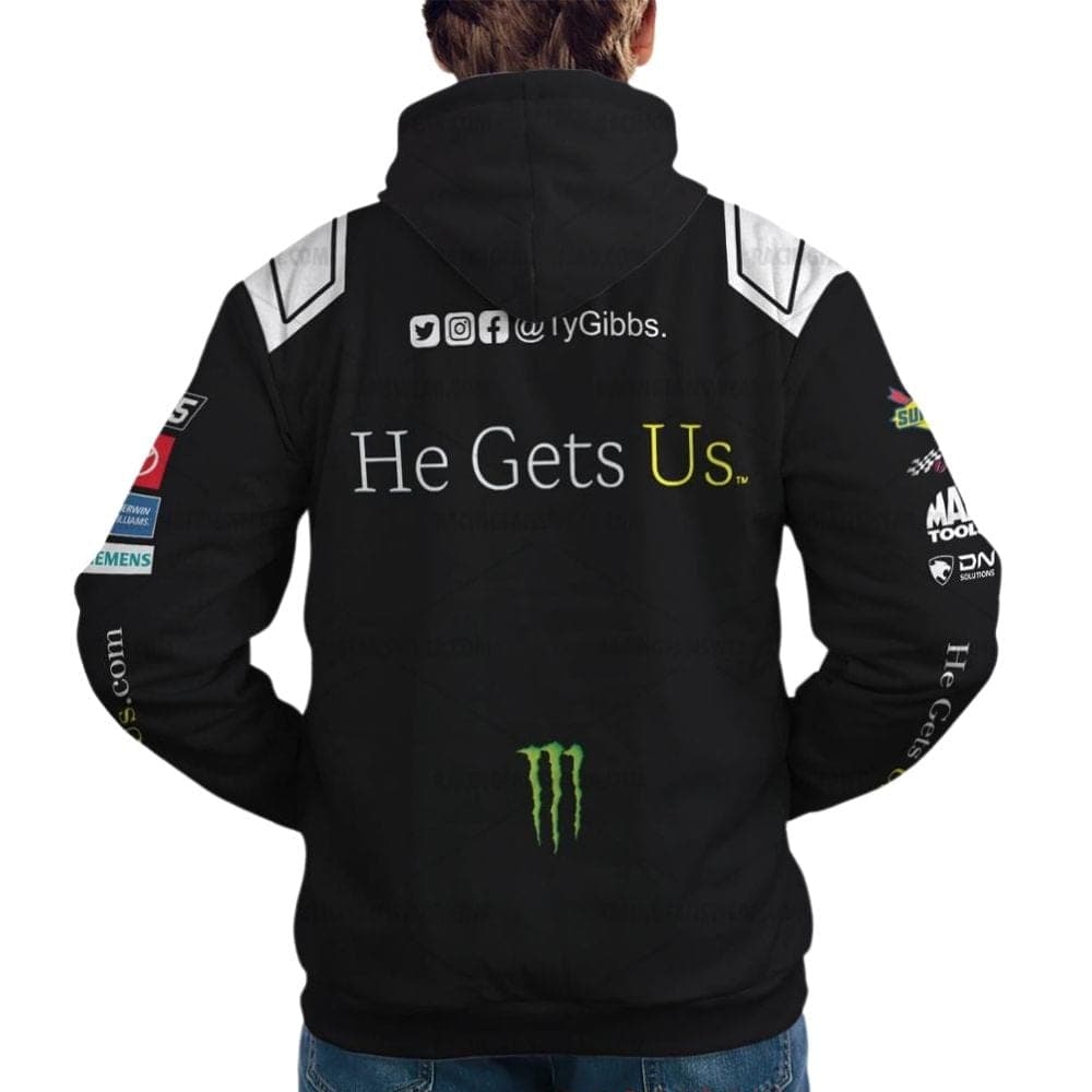 Ty Gibbs Nascar Racing 2023 Uniform All Over Print Hoodie