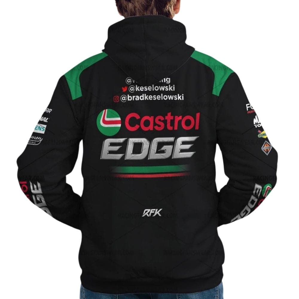 Brad Keselowski Nascar Racing 2024 RFK Racing Castrol Edge Uniform All Over Print Hoodie