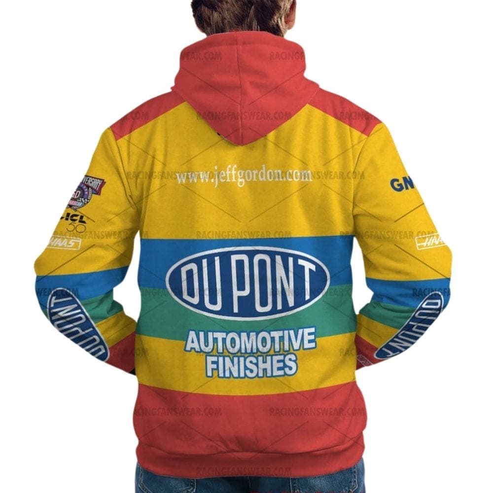 Jeff Gordon Nascar Racing Automotive Finishes 1998 Uniform All Over Print Hoodie