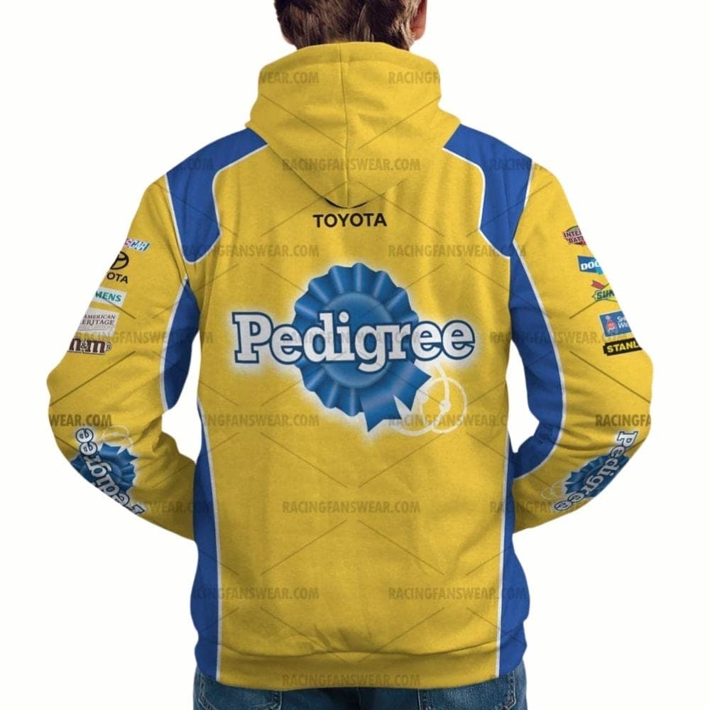 Kyle Busch Nascar Racing 2010 Pedigree Uniform All-over Print Hoodie