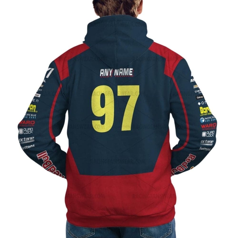 Personalized Shanevan Gisbergen Nascar Racing 2023 Red Bull Uniform All Over Print Hoodie
