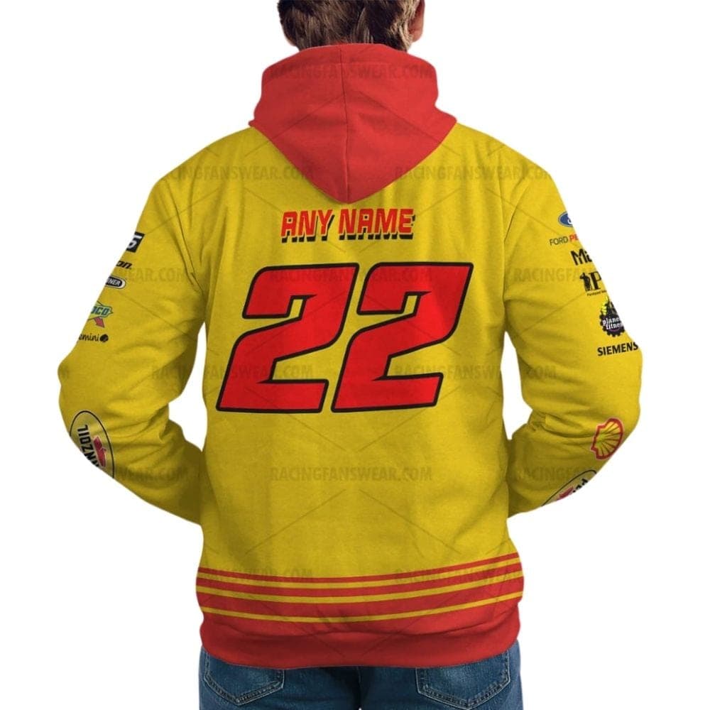 Personalized Name And Number Joey Logano Nascar Racing Pennzoi...