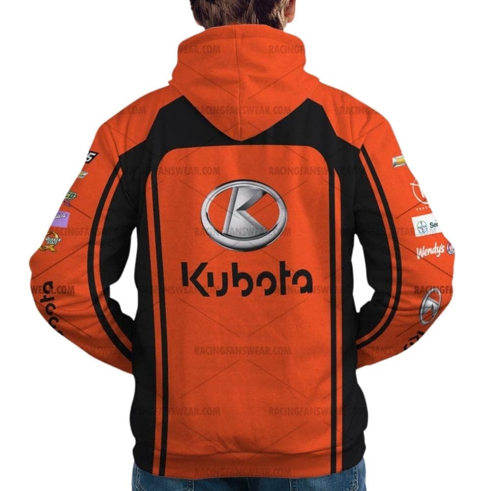 Ross Chastain Nascar Racing 2024 Trackhouse Racing Kubota Uniform All Over Print Hoodie