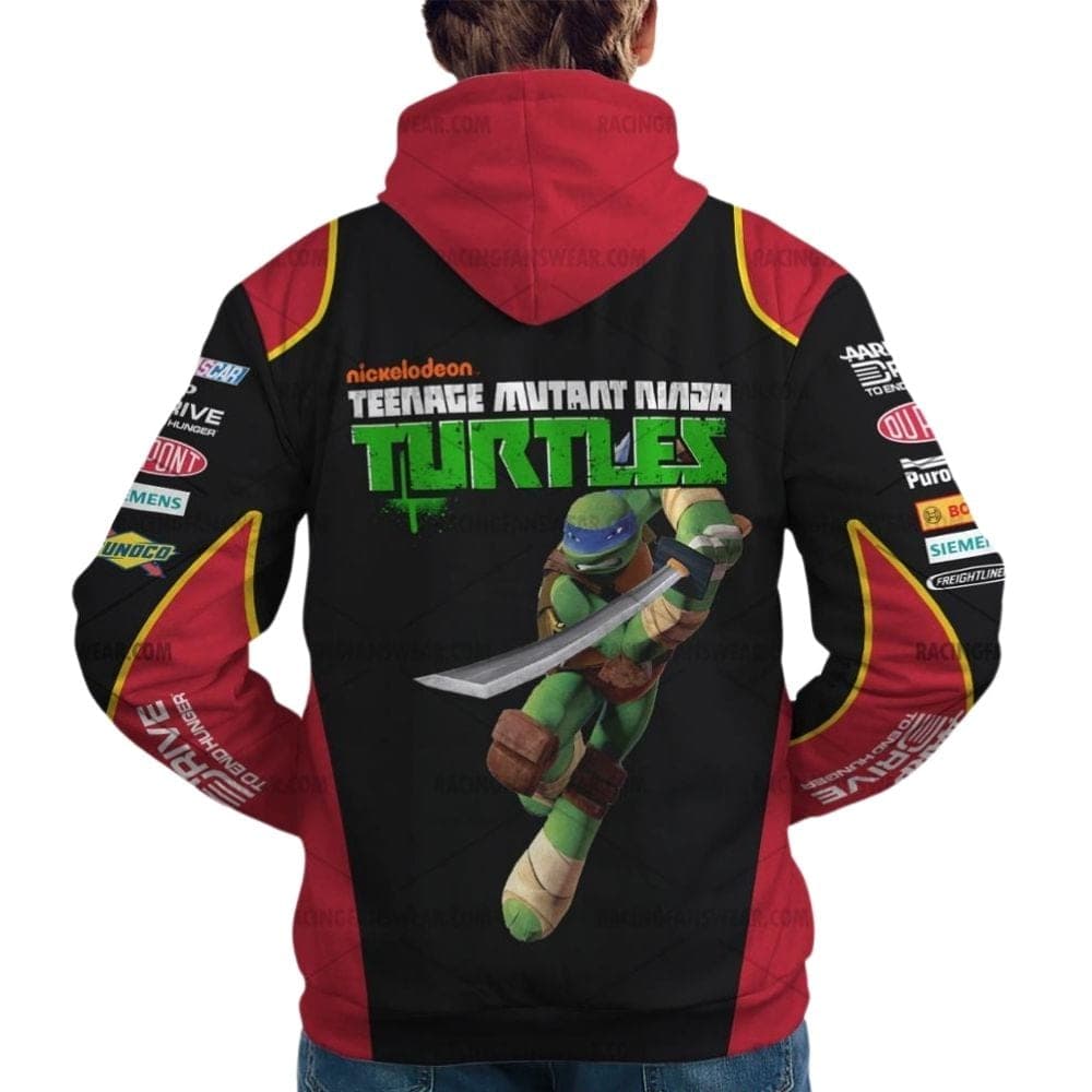 Jeff Gordon Nascar Racing Teenage Mutant Ninja Turtles 2012 Uniform All Over Print Hoodie
