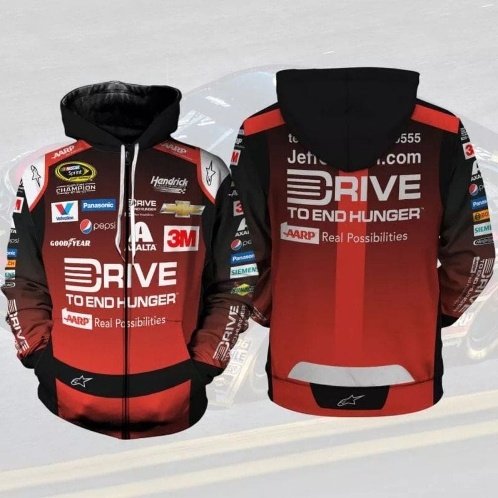 Jeff Gordon 2015 Racing All Over Print Hoodie