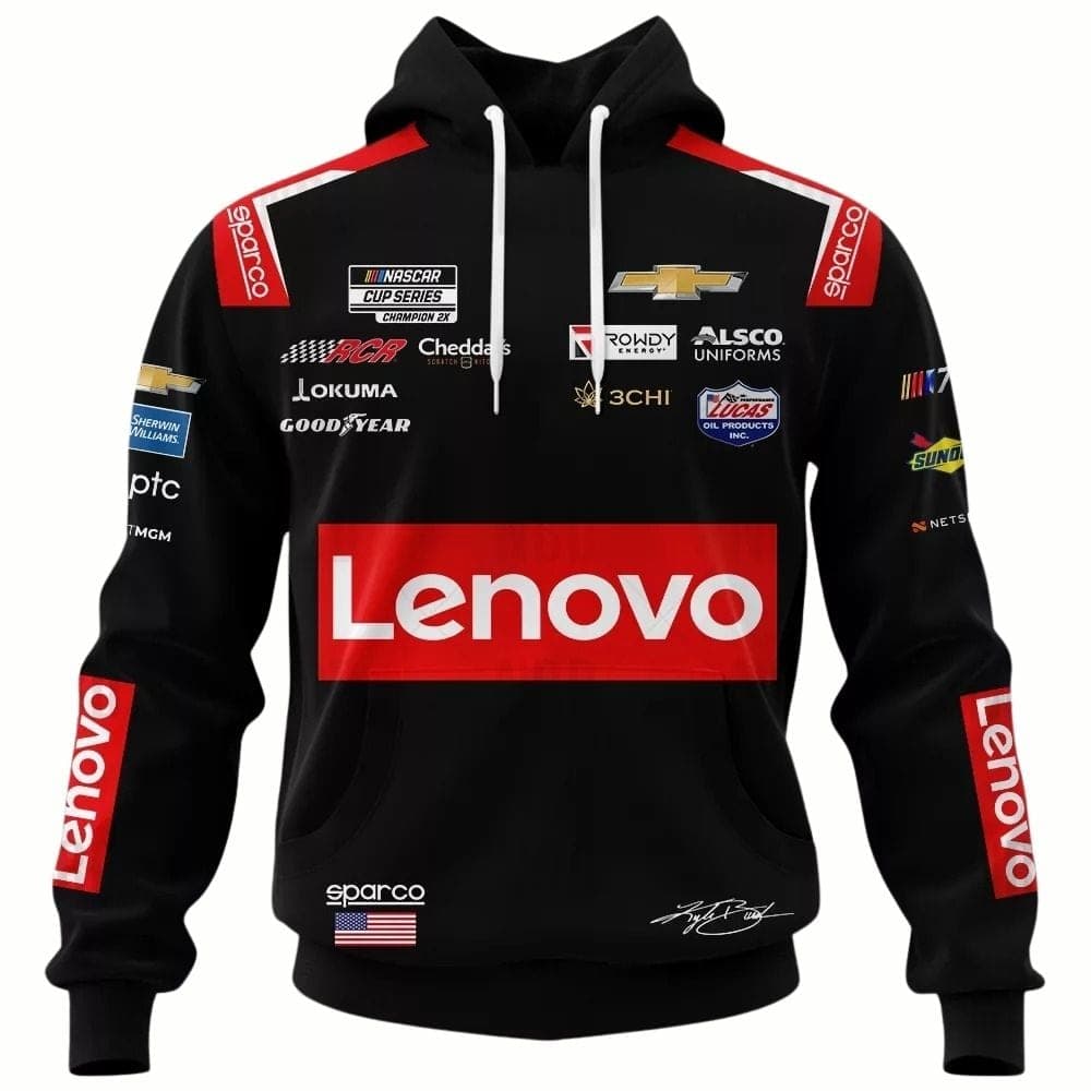 Kyle Busch Nascar 2023 Lenovo Racing Uniform All-over Print Hoodie
