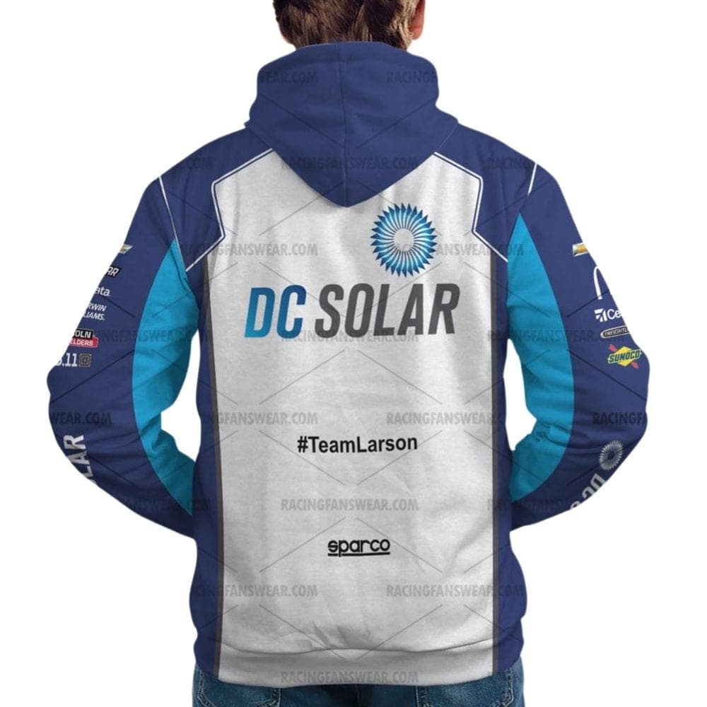 Kyle Larson Nascar Racing 2018 DC Solar Uniform All Over Print Hoodie