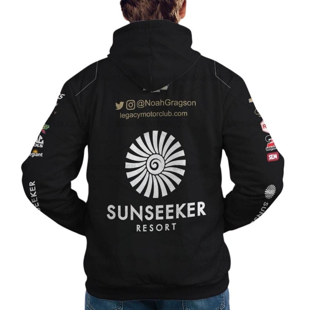Noah Gragson Nascar Racing Sunseeker Resort Uniform All Over Print Hoodie