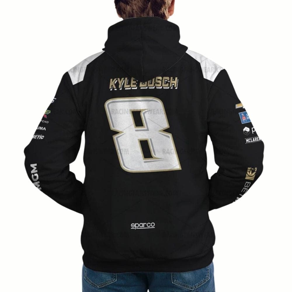 Kyle Busch 8 Nascar Racing 2023 BETMGM Uniform All-over Print Hoodie