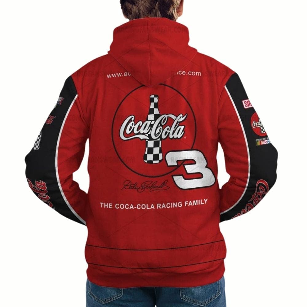 Dale Earnhardt Nascar 1998 The Coca-Cola Racing Family All-over Print Hoodie