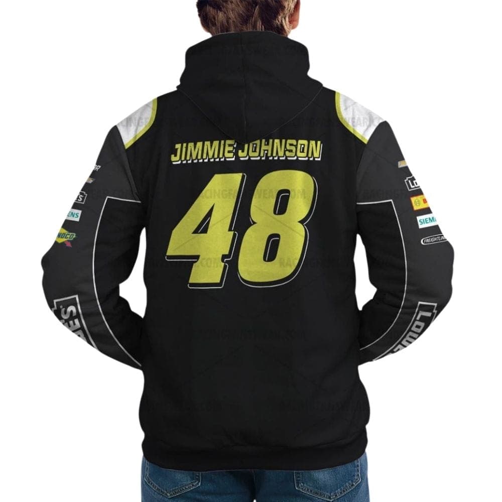 Jimmie Johnson Nascar Lowe's For Pros 2023 Racing Uniform All Over Print Hoodie