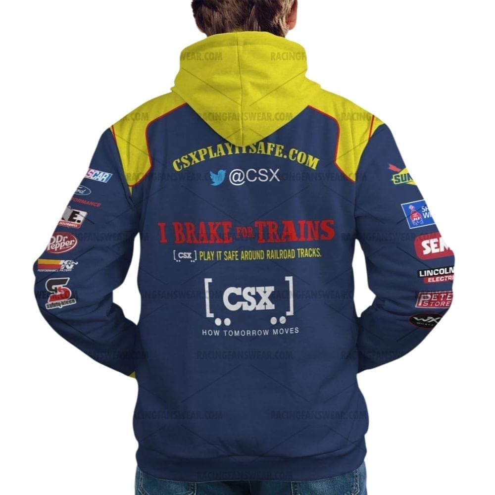 Chris Buescher CSX Nascar Racing 2016 Uniform All Over Print Hoodie