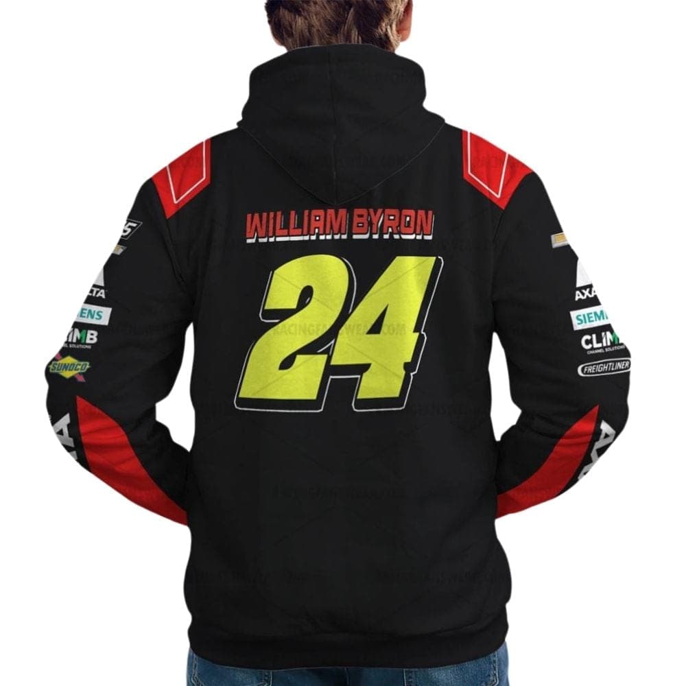 William Byron Hendrick Motorsport Axalta Nascar 2023 Racing Uniform All Over Print Hoodie