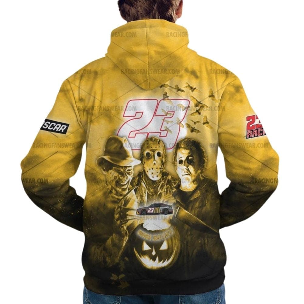 Bubba Wallace Nascar Racing With Friends Horror Halloween All Over Print Hoodie