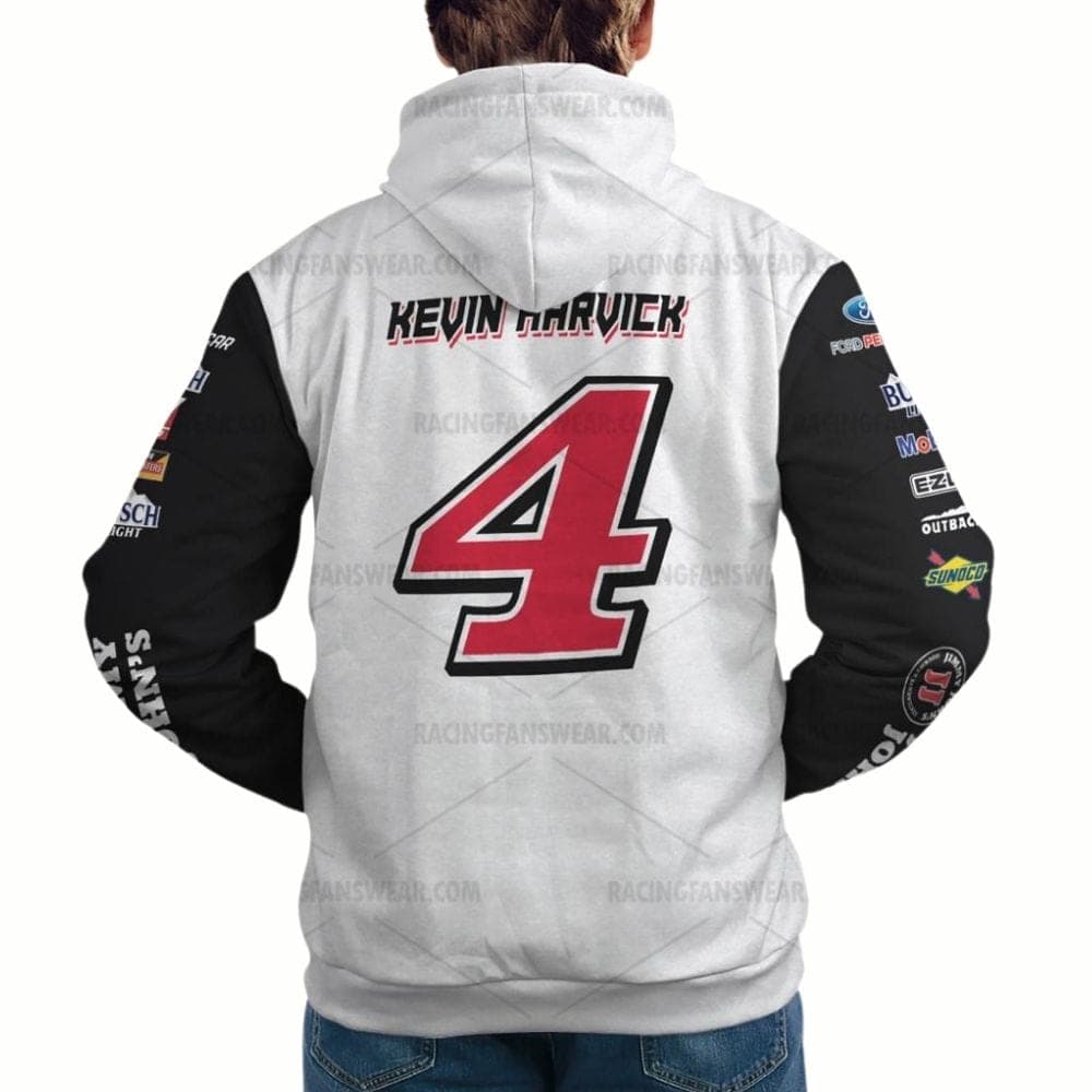 Kevin Harvick Nascar Jimmy John's Racing Uniform All-over Print Hoodie