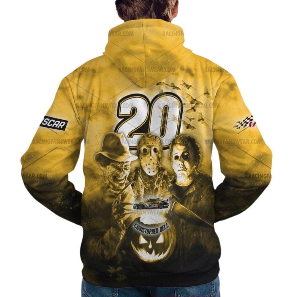 Christopher Bell Nascar Racing Dewalt Halloween All Over Print Hoodie