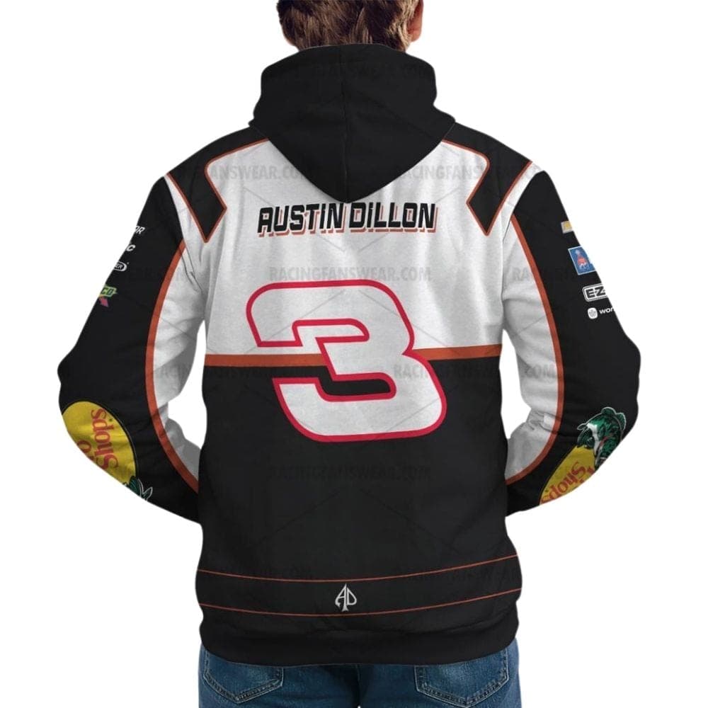 Austin Dillon Nascar Racing 2022 Bass Pro Shops Uniform All Over Print Hoodie