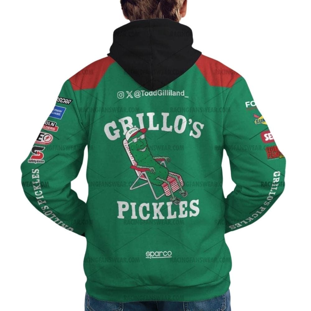 Todd Gilliland Nascar Racing 2024 Uniform All Over Print Hoodie