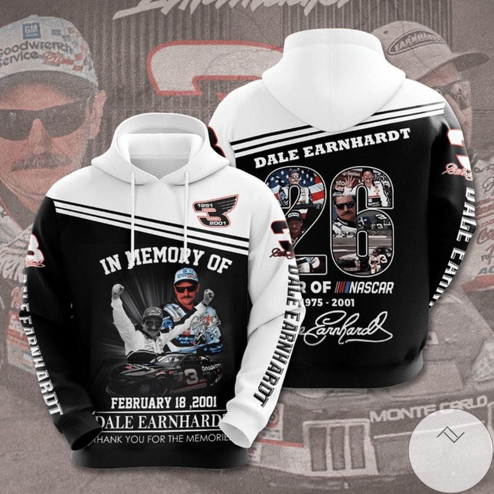 In Memory Of February 18 2021 Dale Earnhardt All-over Print Hoodie