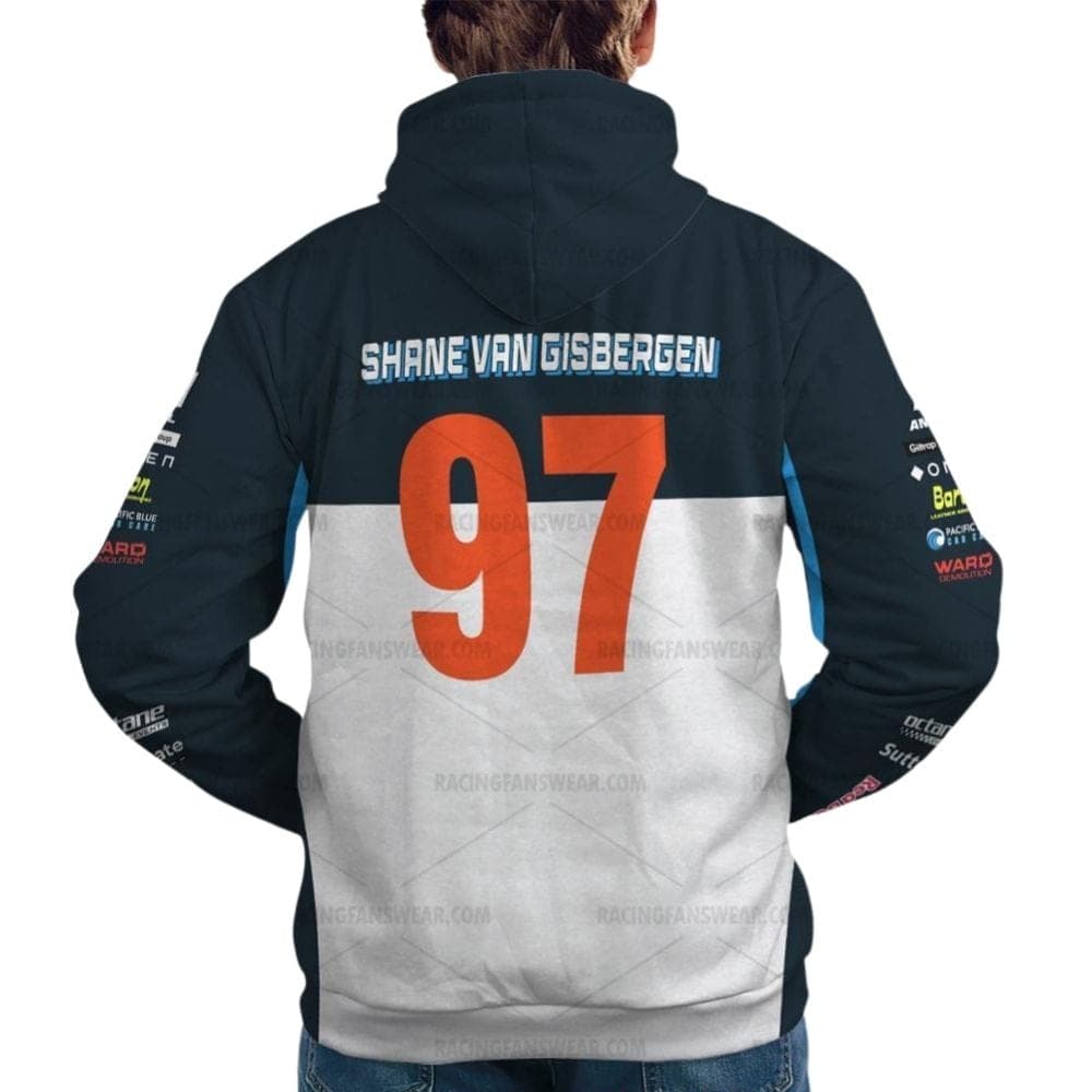 Shane Van Gisbergen Supercars Red Bull Ampol Wurth Racing Uniform All Over Print Hoodie