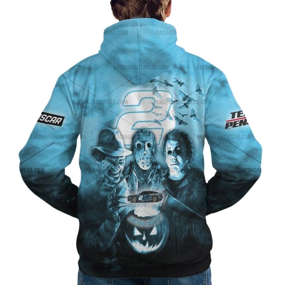Austin Cindric Nascar Racing With Friends Horror Halloween All Over Print Hoodie