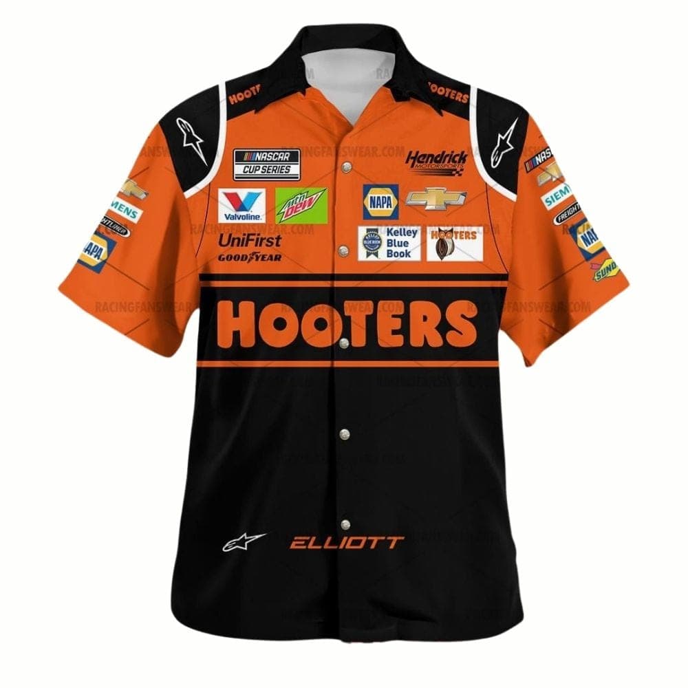 Chase Elliott Nascar Racing 2020 Uniform Hawaiian Shirt