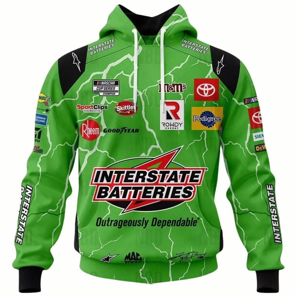 Kyle Busch Nascar 2023 RCR Racing Uniform All-over Print Hoodie