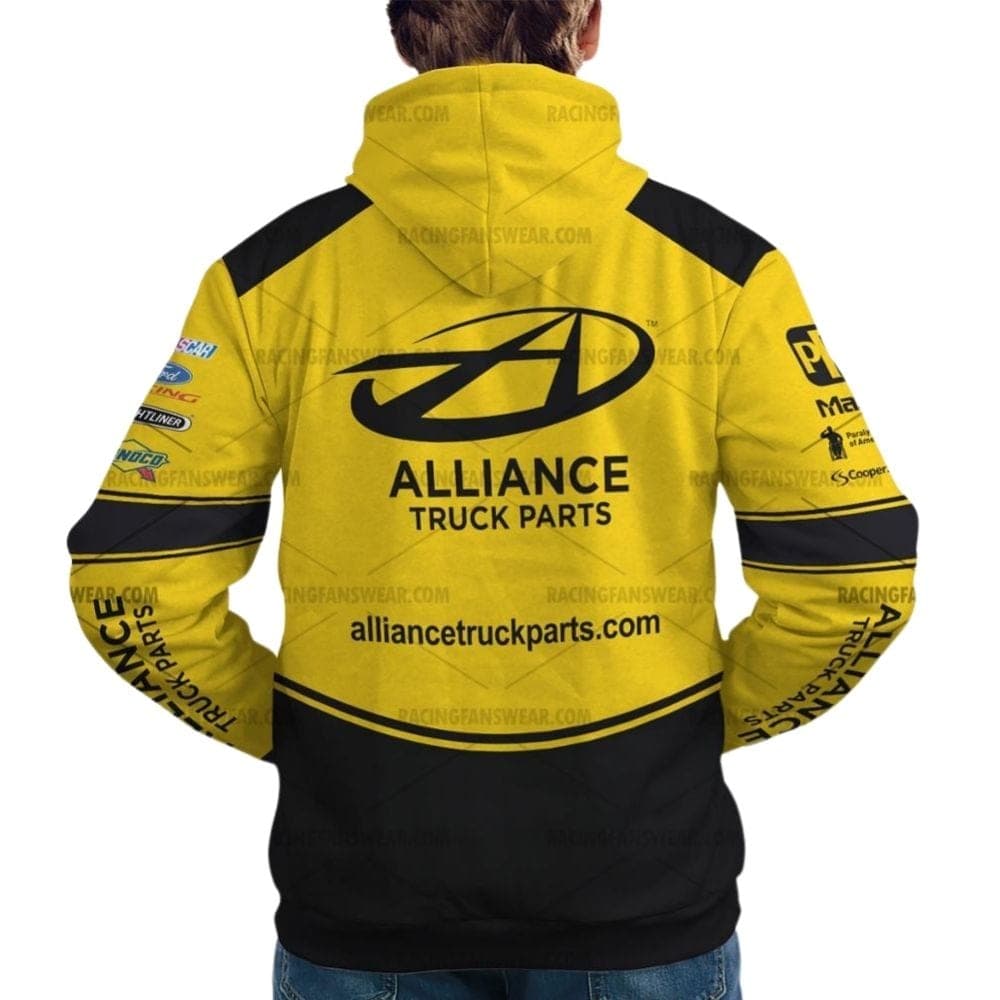 Brad Keselowski Nascar Racing Alliance Truck Parts 2015 Uniform All Over Print Hoodie