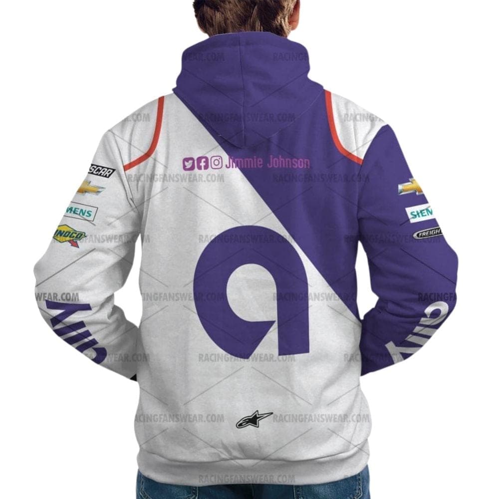 Jimmie Johnson Nascar Racing Ally 2019 Uniform All Over Print Hoodie
