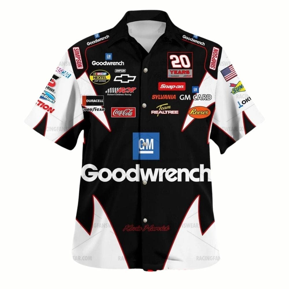 Kevin Harvick Nascar 2003 GM Goodwrench Racing Uniform Hawaiian Shirt