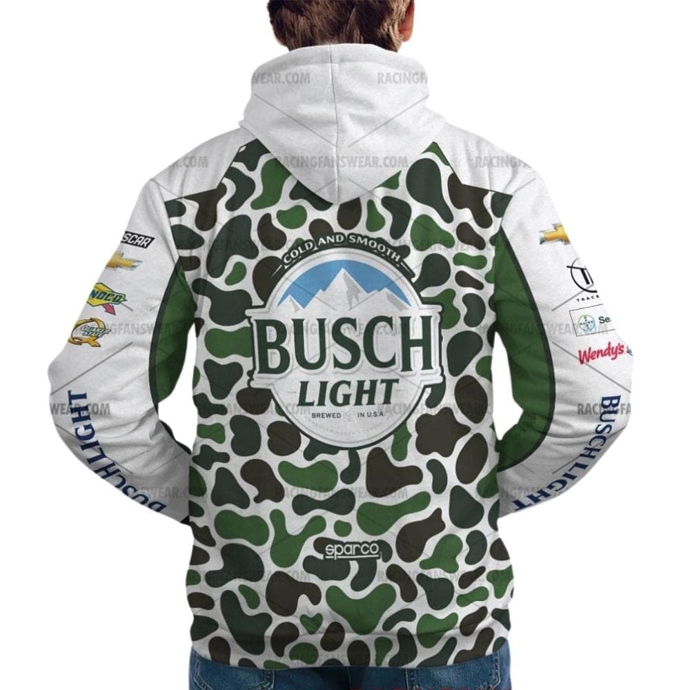 Ross Chastain Nascar Racing 2024 Busch Light Uniform All Over Print Hoodie