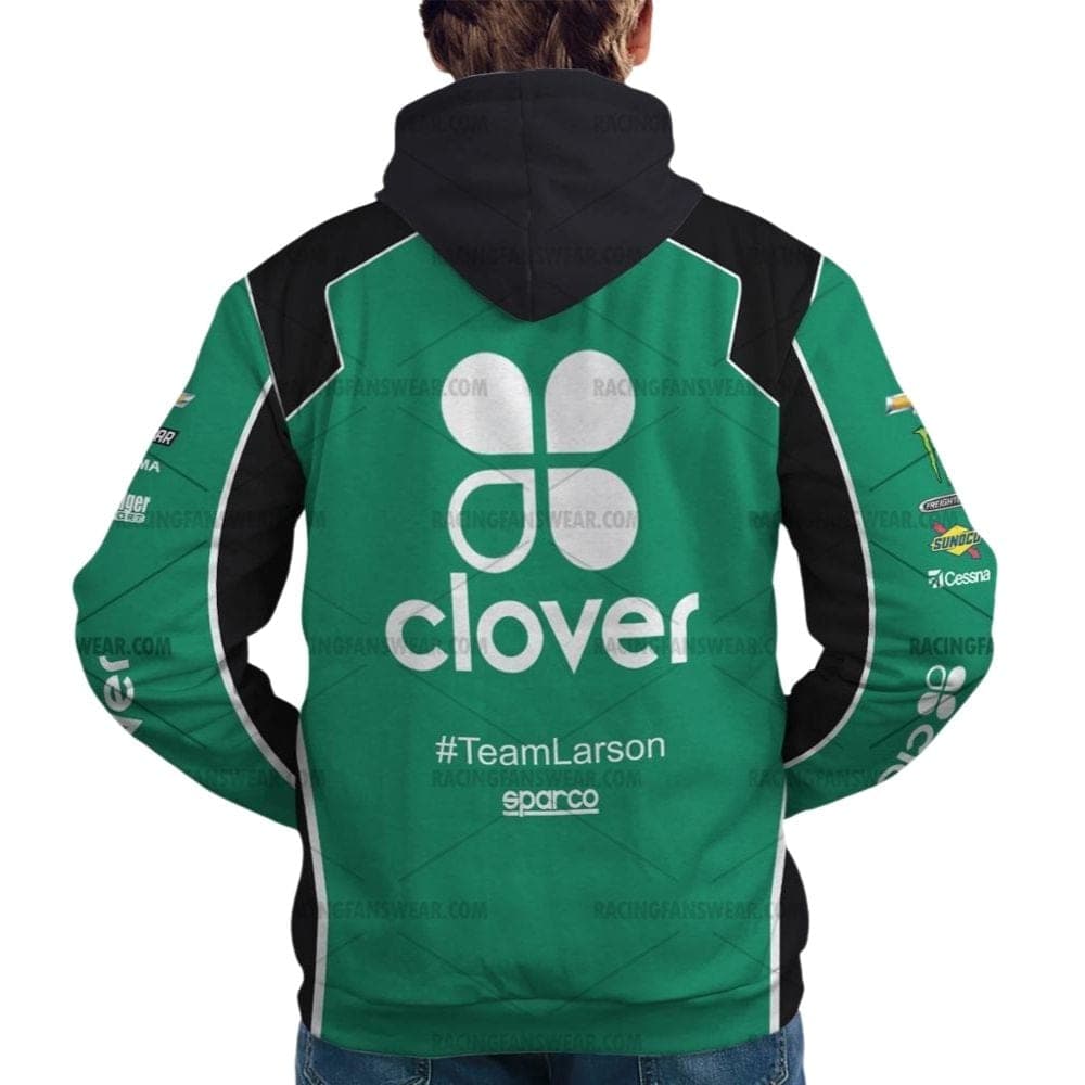 Kyle Larson Nascar Racing 2020 Clover Uniform All Over Print Hoodie