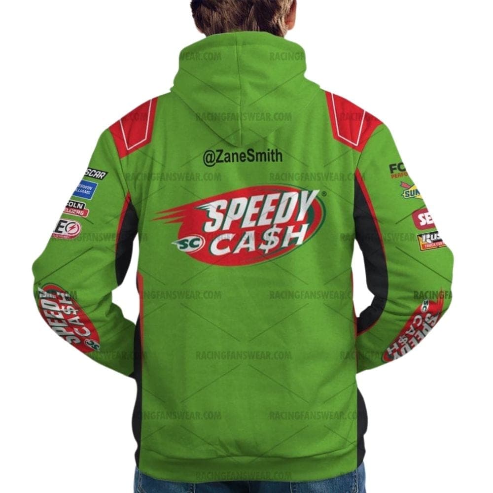 Zane Smith Nascar Racing 2025 Speedy Cash Uniform All Over Print Hoodie