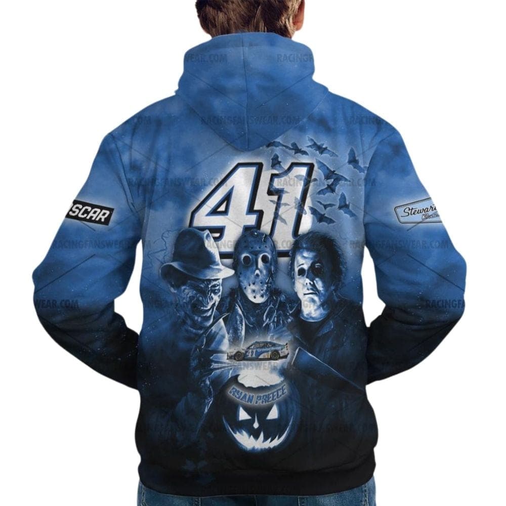 Ryan Preece Nascar Racing With Friends Horror Halloween All Over Print Hoodie