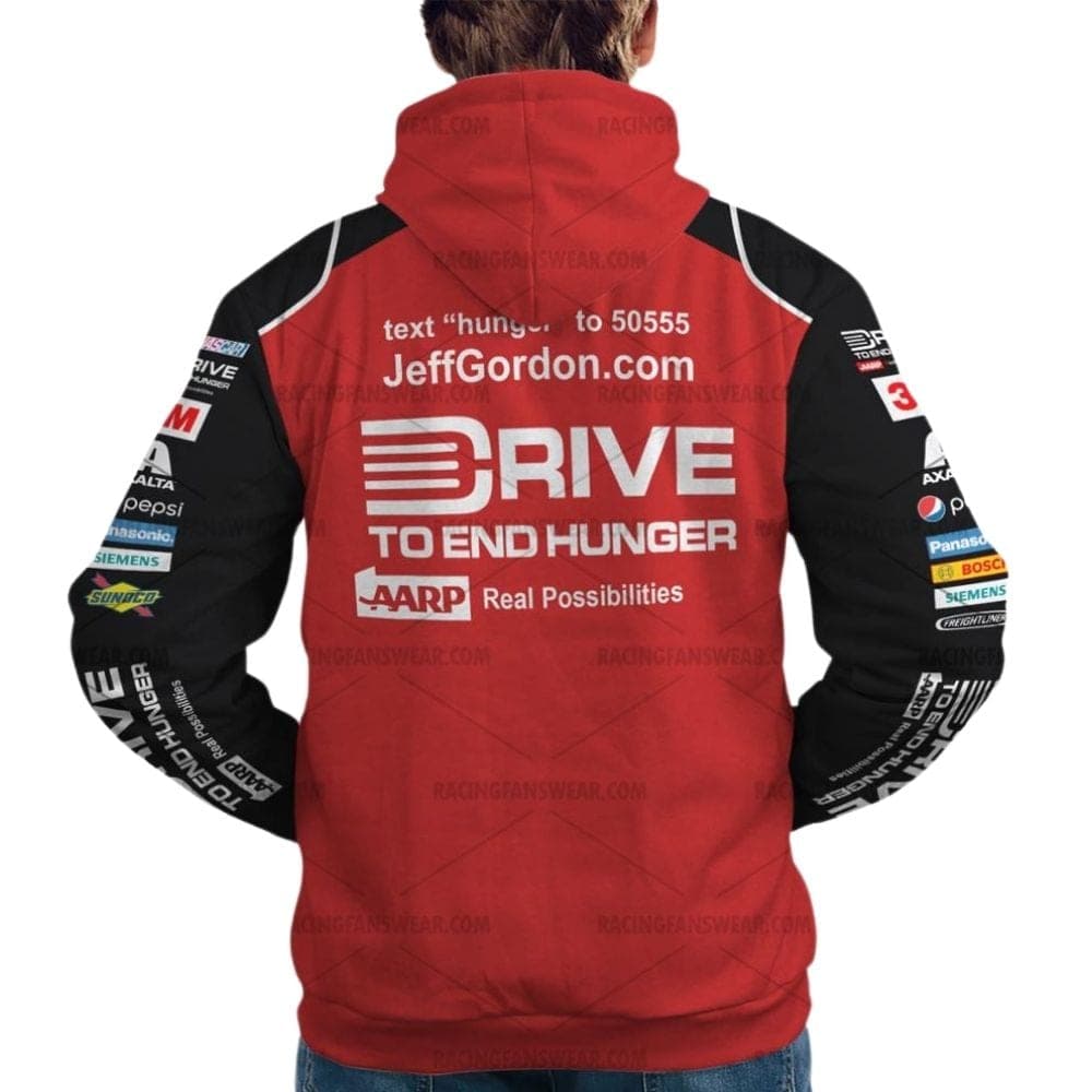 Jeff Gordon Nascar Racing Drive To End Hunger Uniform All Over Print Hoodie