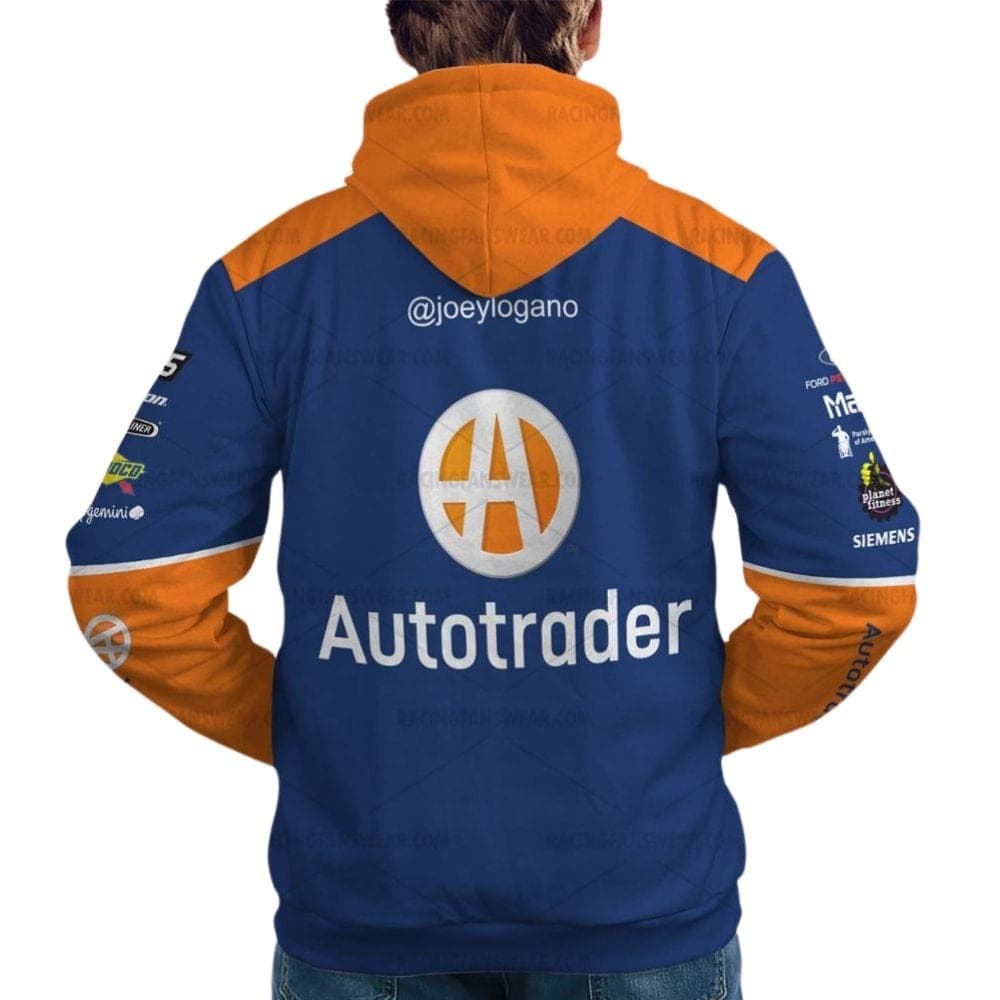 Joey Logano Nascar 2023 Autotrader Racing Uniform All Over Print Hoodie