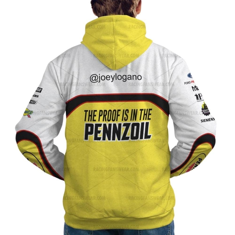 Joey Logano Nascar 2022 Pennzoil And Coca Cola Racing Uniform All Over Print Hoodie