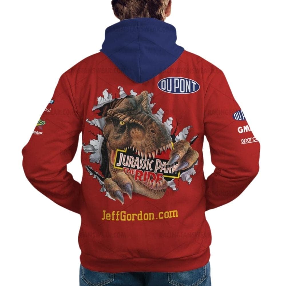 Jeff Gordon Nascar Racing Dupont Pepsi And Acdelco Uniform All Over Print Hoodie