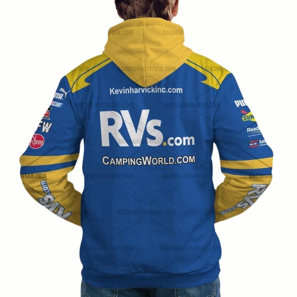 Kevin Harvick Nascar Camping World Racing 2008 Uniform All-over Print Hoodie