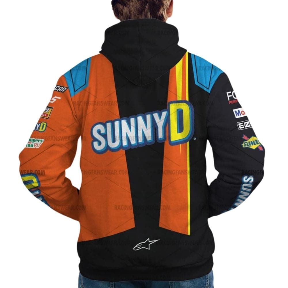 Josh Berry Nascar Racing 2024 Stewart Haas Racing SunnyD Uniform All Over Print Hoodie